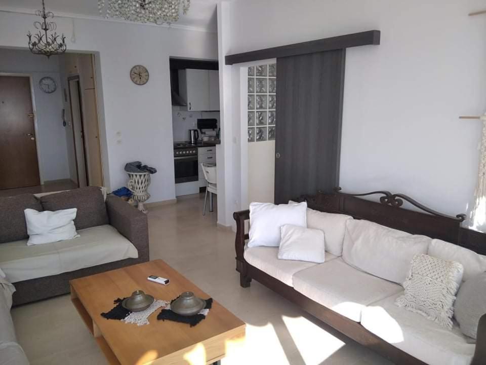 Super View Seafront Apartment 네아 미카니오나 외부 사진